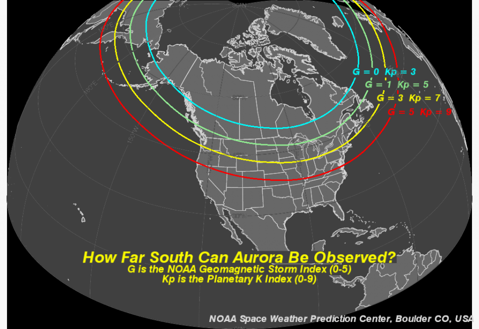 NOAA Space Weather Prediction Center - G-Kp