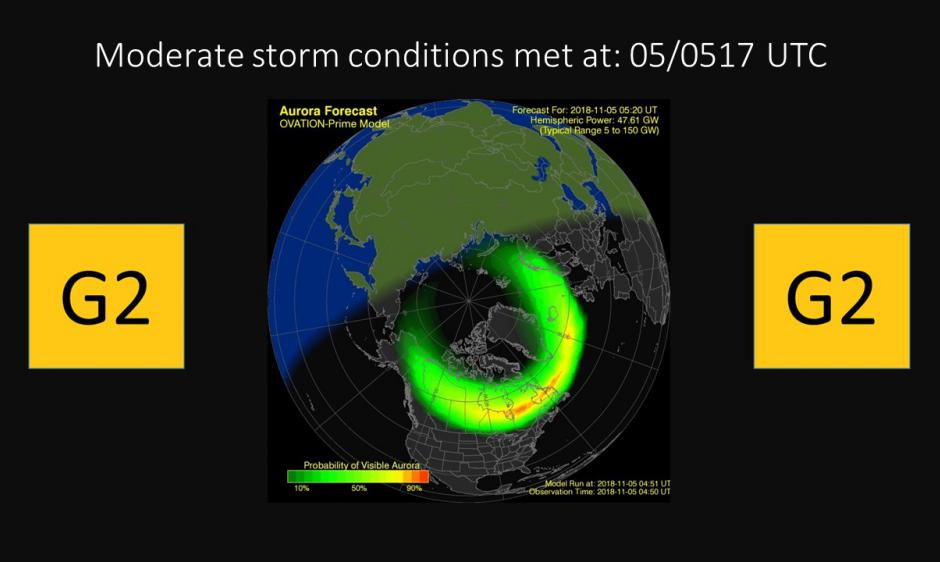 G2 (Moderate) Geomagnetic Storm Conditions Observed | NOAA / NWS Space ...