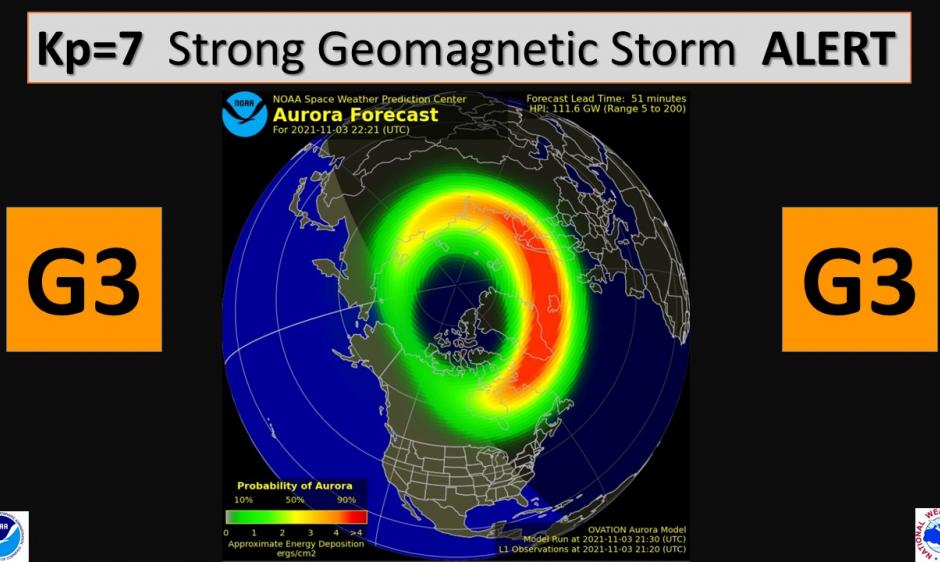 G3 (Strong) Geomagnetic Storm Conditions Reached With CME Arrival ...