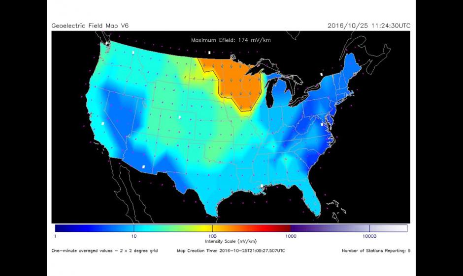 New Space Weather Model, The Geoelectric Field Model, Announced Today ...