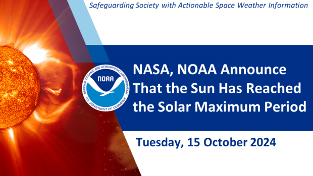 Joint Solar Maximum Announcement from NASA and NOAA